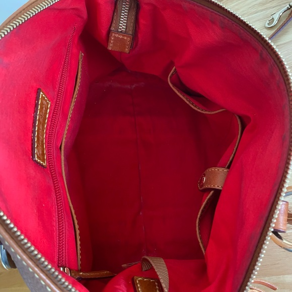 Dooney & Bourke Pebble Grain Tassel Leather Satchel - Picture 11 of 14